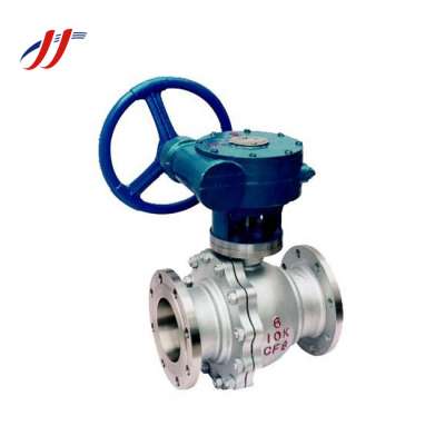 CF8 Turbine floating flange ball valve DN200-DN400 ball valve